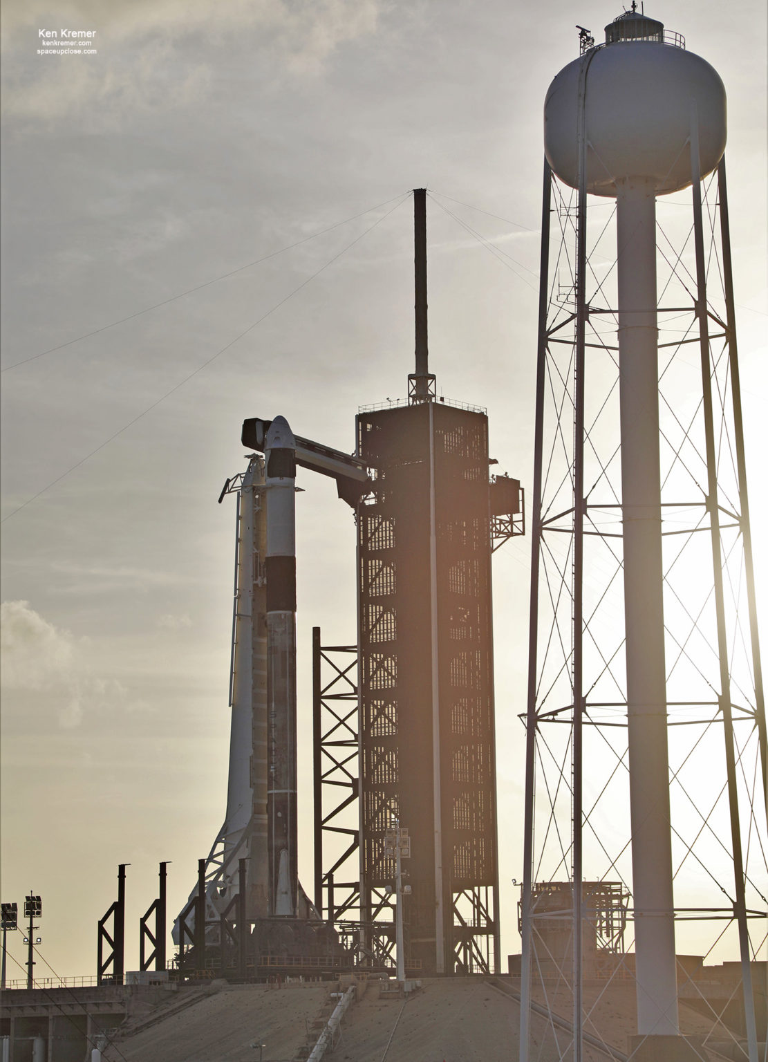 SpaceX Crew Dragon Poised for Liftoff on InFlight Abort Demonstration