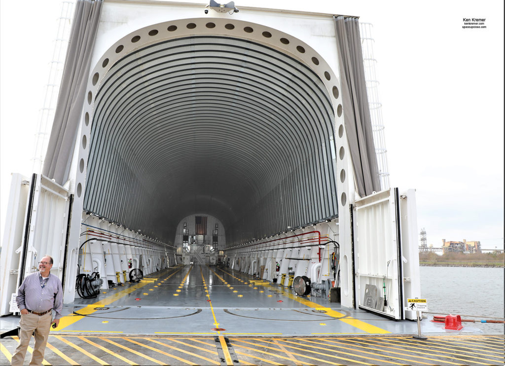 NASA Prepares Artemis I SLS Core Stage for Shipment on Pegasus Barge ...