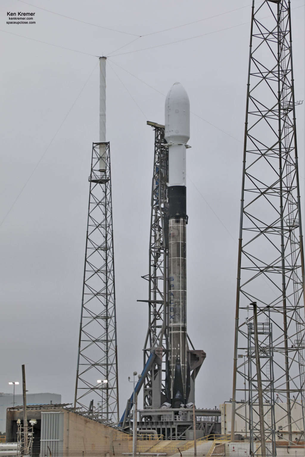 Dismal Weather Scrubs Falcon 9 Transporter-1 Launch Attempt, SpaceX ...