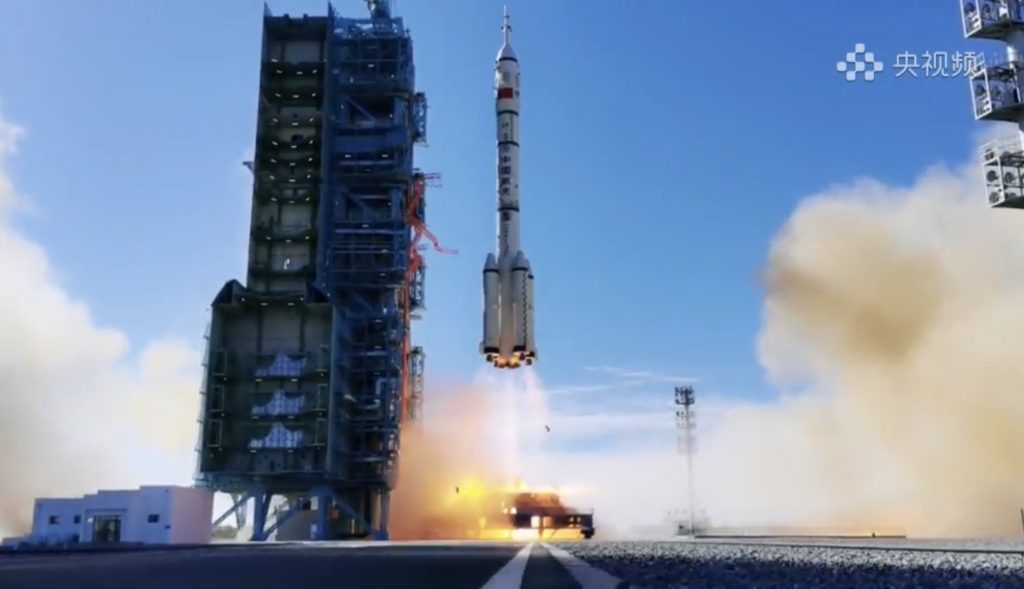 China Launches 3 Astronauts on Shenzhou-12 and Docks at New Space ...