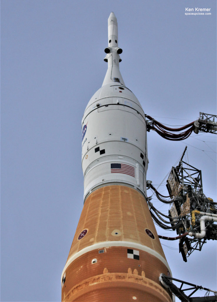 Maiden Nasa Sls Mega Moon Rocket Rolls Out To Ksc Launch Pad For