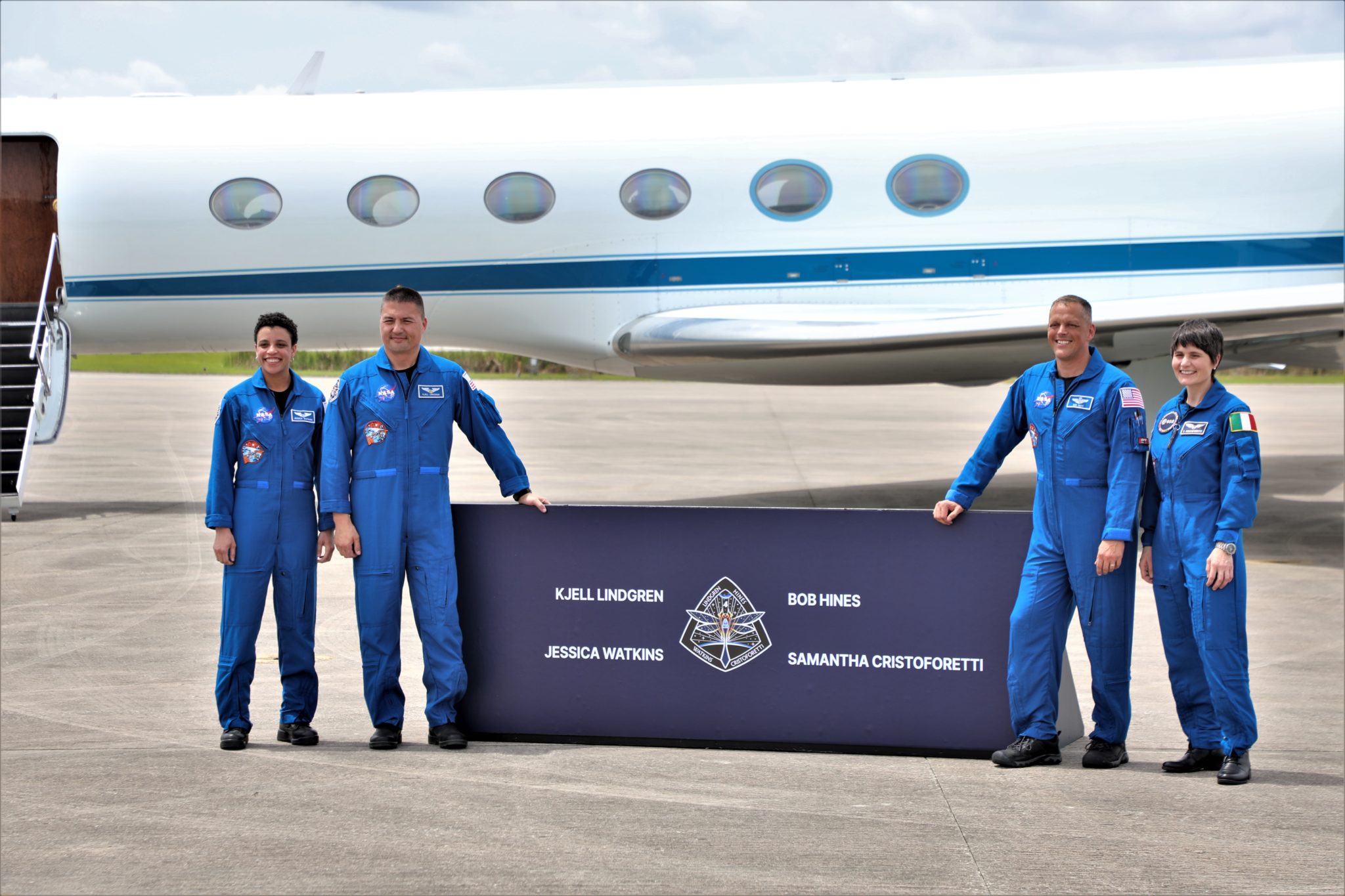 Nasa Esa Spacex Crew 4 Astronauts Arrive At Ksc For Launch To Iss On