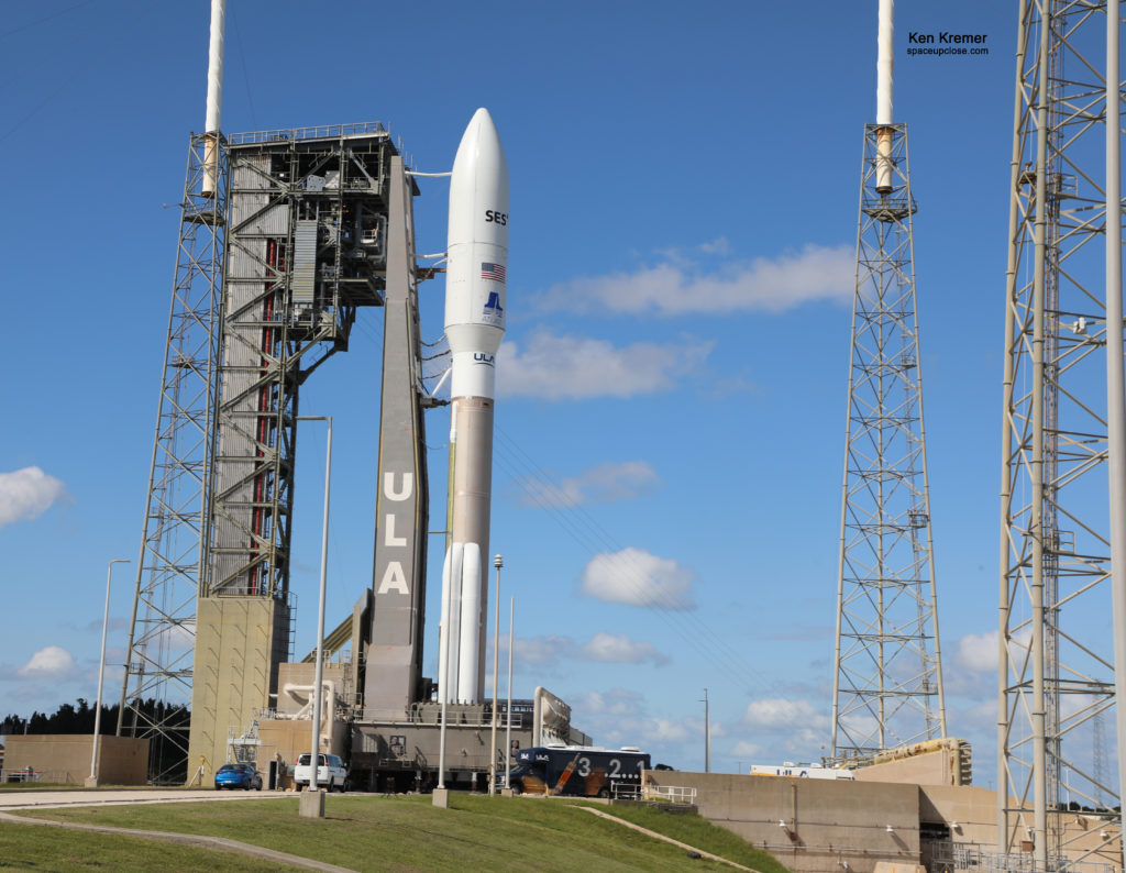 Launch Triple Header Commences with ULA Atlas V Vertical at Pad with ...