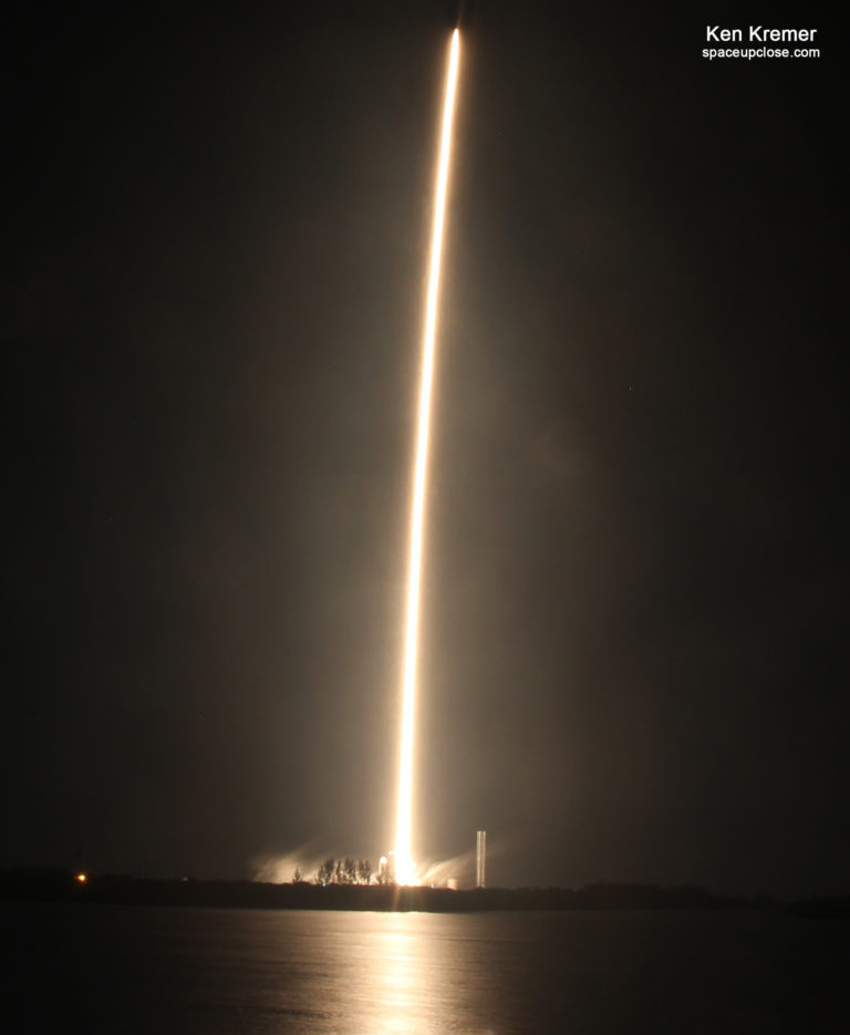 Beautiful Nighttime Liftoff for 27th NASA and SpaceX Dragon Cargo ...