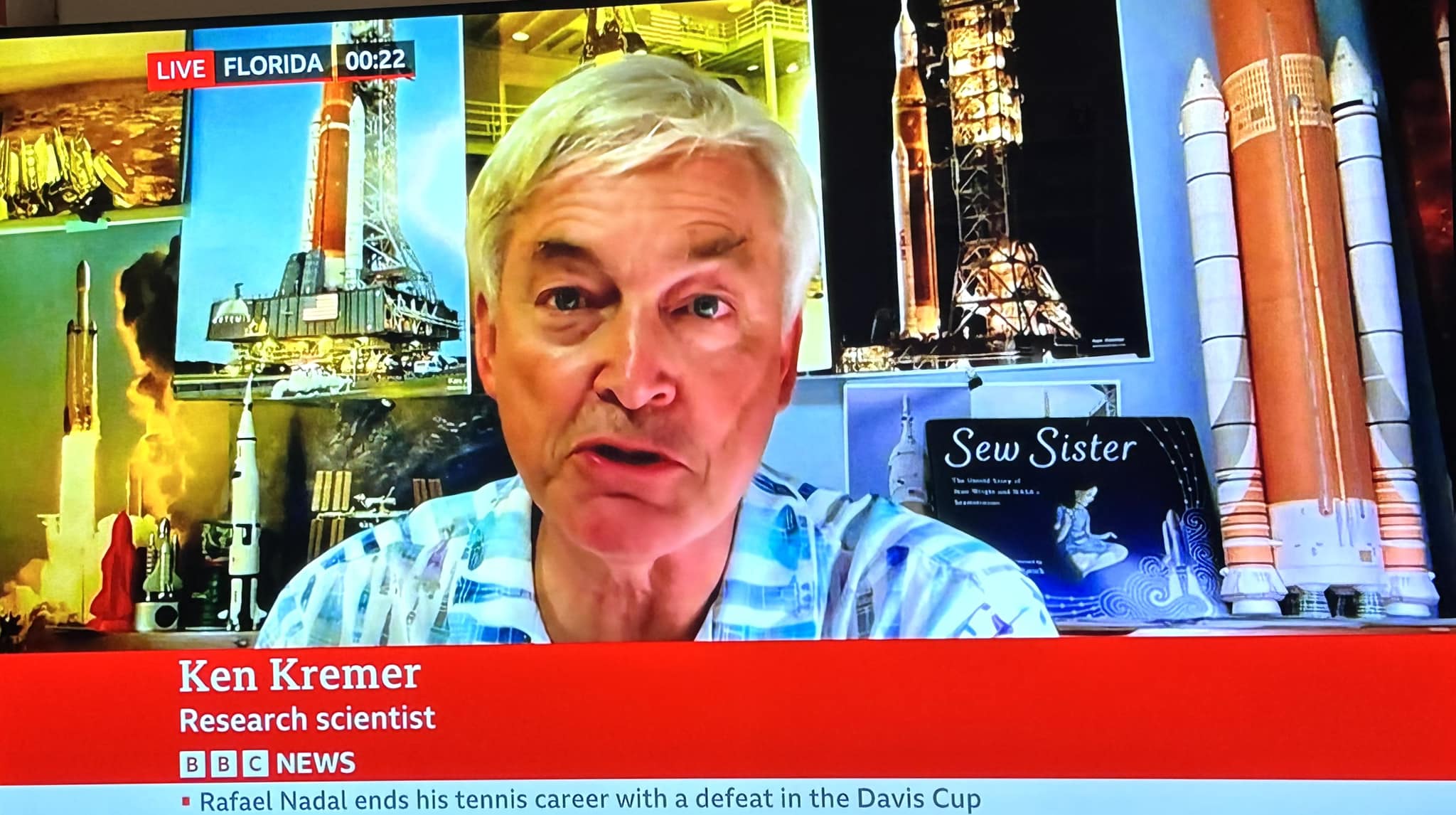 Ken Kremer interview on BBC World News about SpaceX Starship IFT-6 test flight results