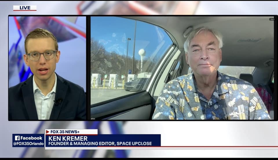 Ken Kremer Fox 35 Interview 14 Jan 2025 – Busy week in space: New Glenn, Starship, moon mission